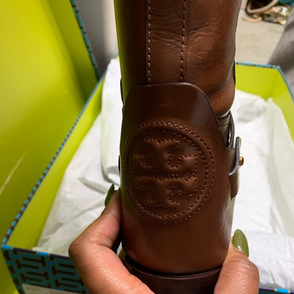 tory burch colton riding boot